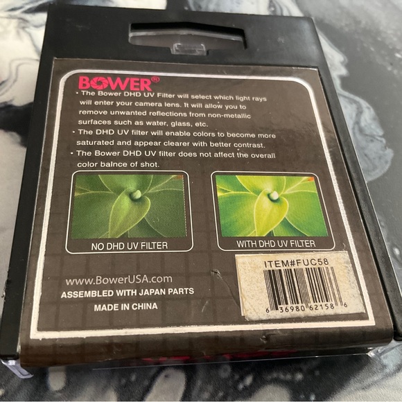 Bower 58mm UV Filter: Digital Multi-Coated - Picture 2 of 2